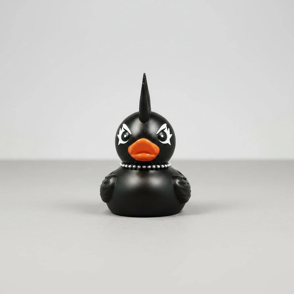 Rubber Duck Gothic Spiked Collar & Chains