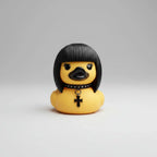 Rubber Duck Gothic Spiked Collar & Chains