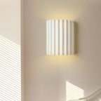 Ruffled Metal & Fabric Wall Sconce (Tricolor Light)