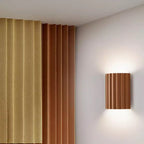 Ruffled Metal & Fabric Wall Sconce (Tricolor Light)