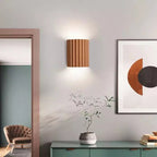 Ruffled Metal & Fabric Wall Sconce (Tricolor Light)