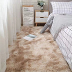 Rug Plush Long Microfiber Pile Non-Slip Backing