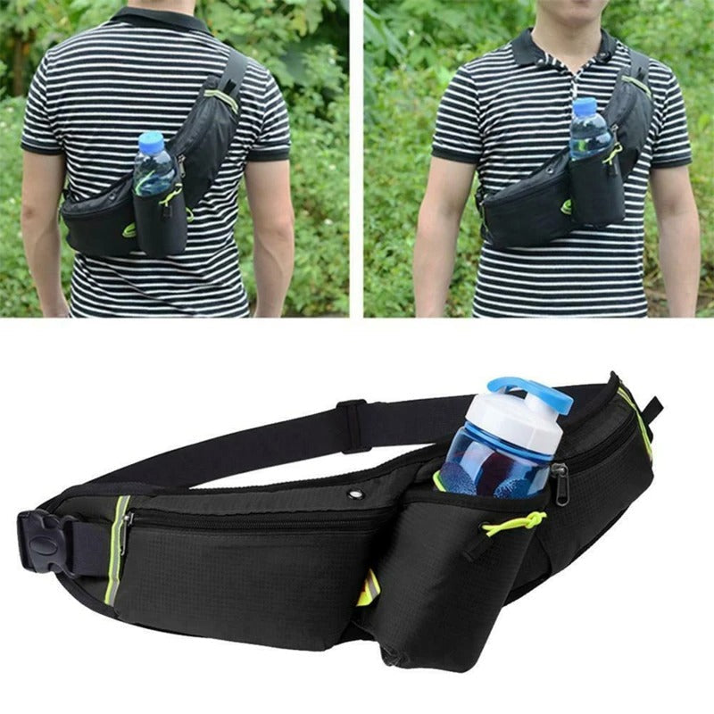 Running Belt Waterproof Bottle Holder Adjustable Strap