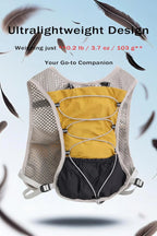 Running Hydration Vest Ultra-Light 3D Mesh Six Pockets