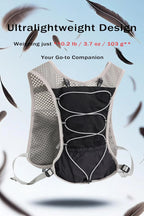 Running Hydration Vest Ultra-Light 3D Mesh Six Pockets