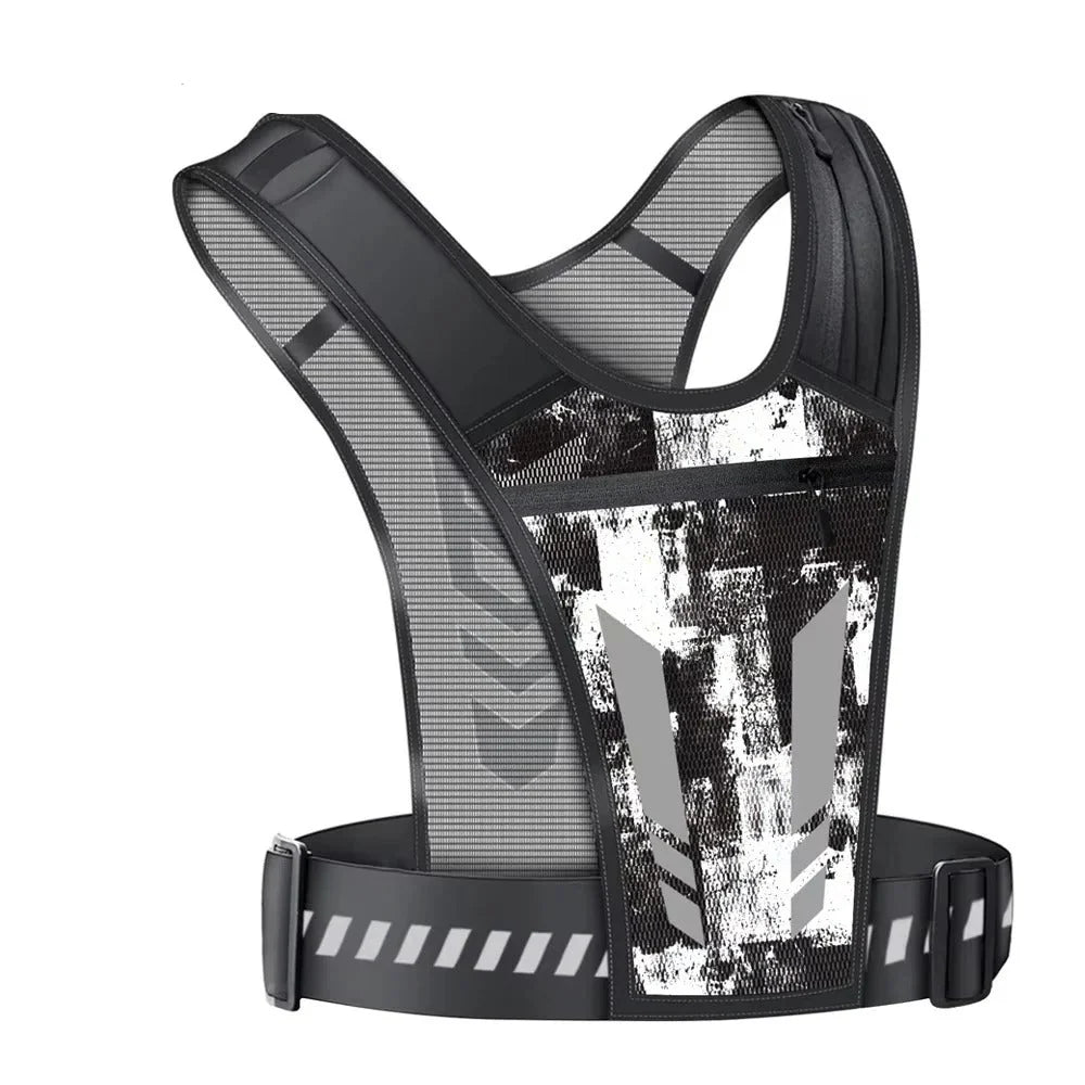 Running Phone Holder Vest Adjustable Fit & Breathable Reflective