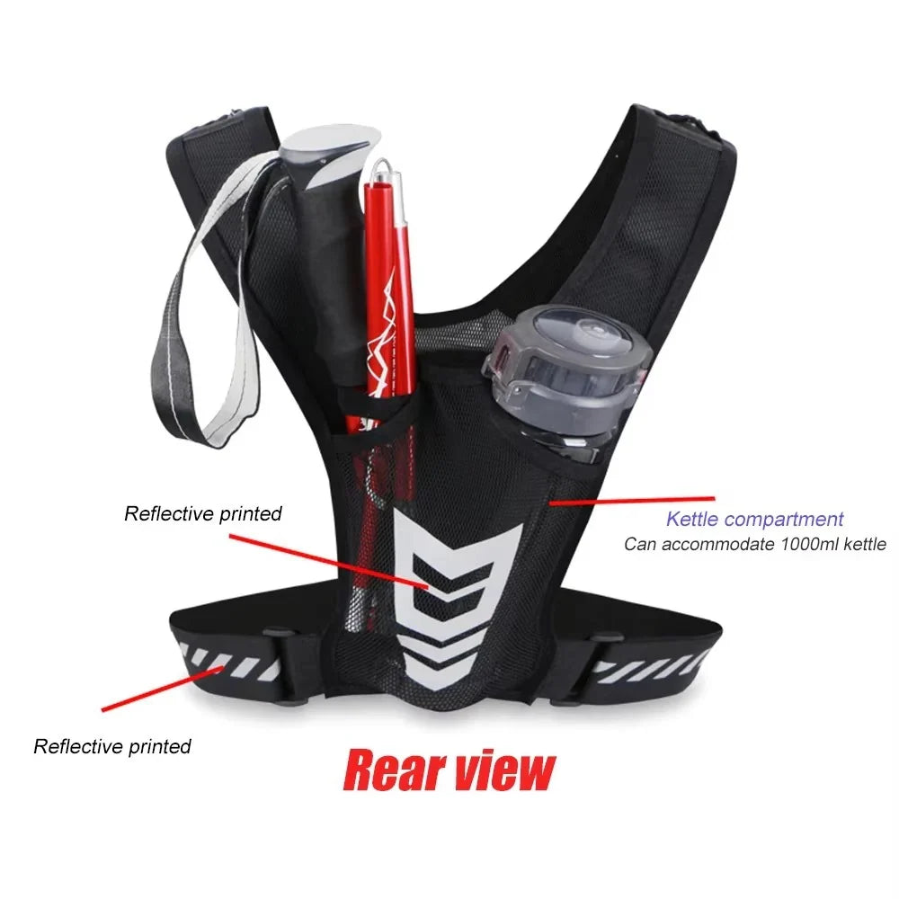 Running Phone Holder Vest Adjustable Fit & Breathable Reflective
