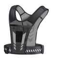 Running Phone Holder Vest Breathable & Reflective Multi-Pocket