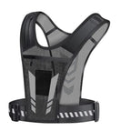 Running Phone Holder Vest Breathable & Reflective Multi-Pocket
