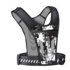 Running Phone Holder Vest Breathable & Reflective Multi-Pocket