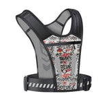 Running Phone Holder Vest Breathable & Reflective Multi-Pocket