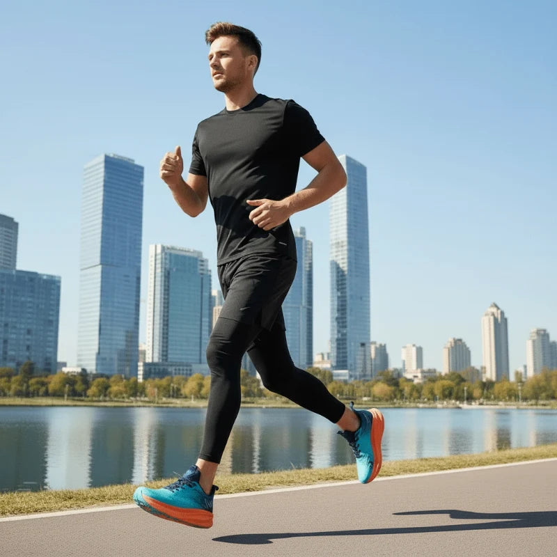 Running Shoes Lightweight Cushioned Breathable for Training
