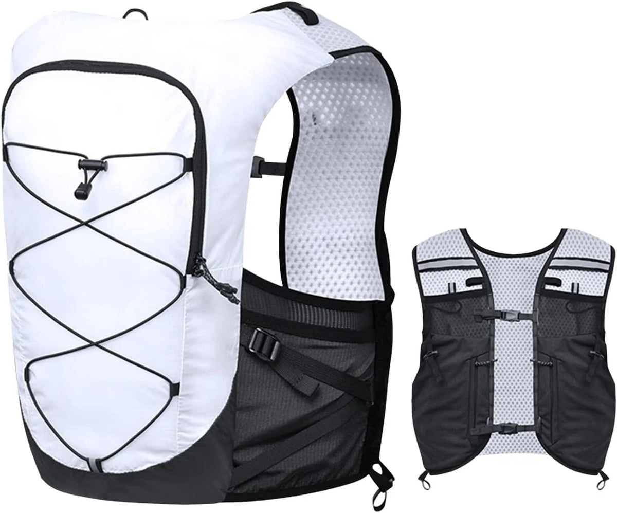 Running Vest Backpack Lightweight Breathable Nylon & Reflective Backlight