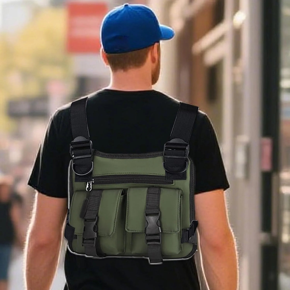 Running Vest Lightweight Multi-Pocket Adjustable Ergonomic Fit