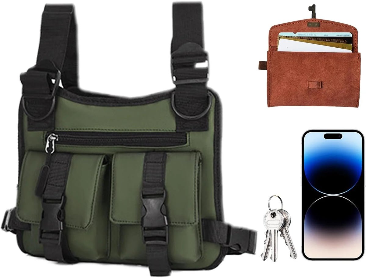 Running Vest Lightweight Multi-Pocket Adjustable Ergonomic Fit