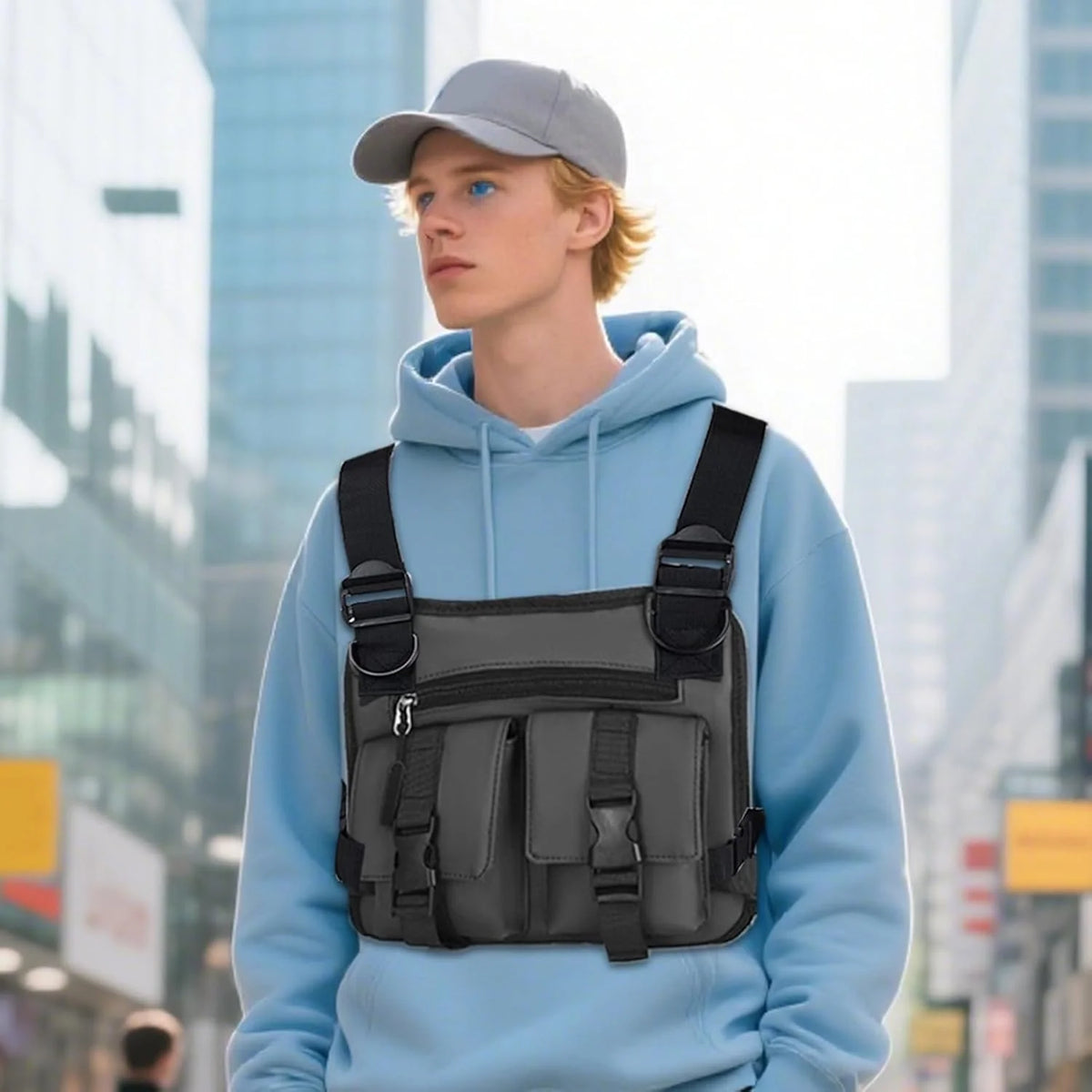Running Vest Lightweight Multi-Pocket Adjustable Ergonomic Fit