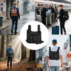 Running Vest Lightweight Multi-Pocket Adjustable Ergonomic Fit