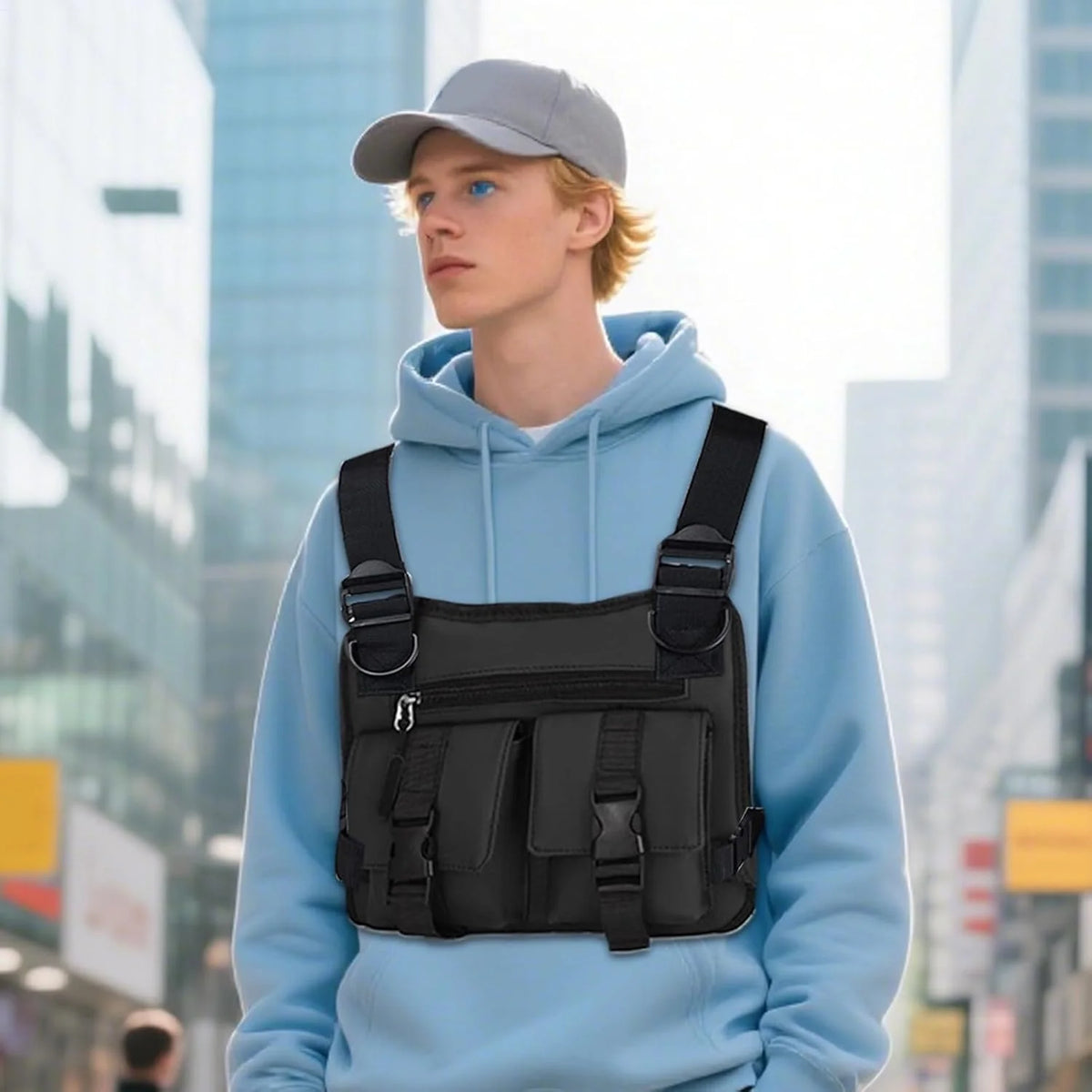 Running Vest Lightweight Multi-Pocket Adjustable Ergonomic Fit