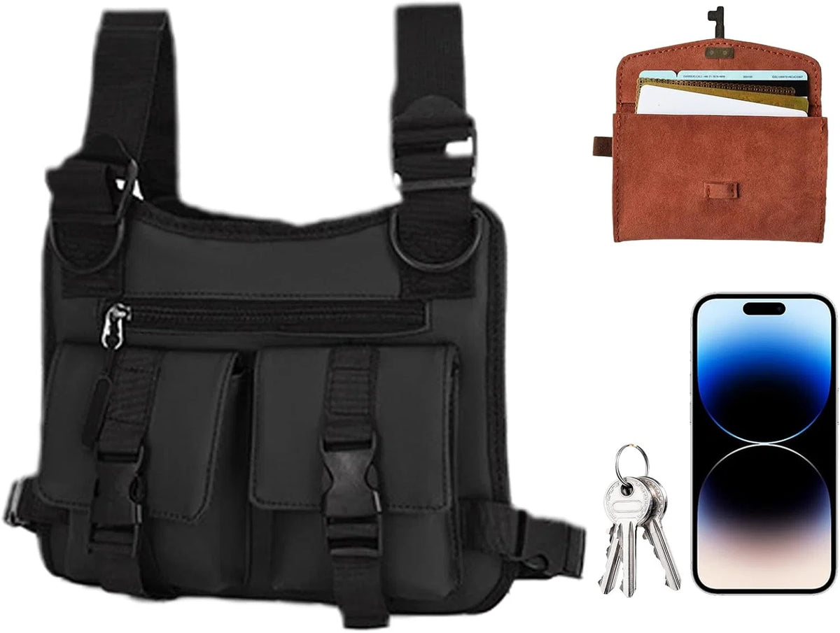 Running Vest Lightweight Multi-Pocket Adjustable Ergonomic Fit