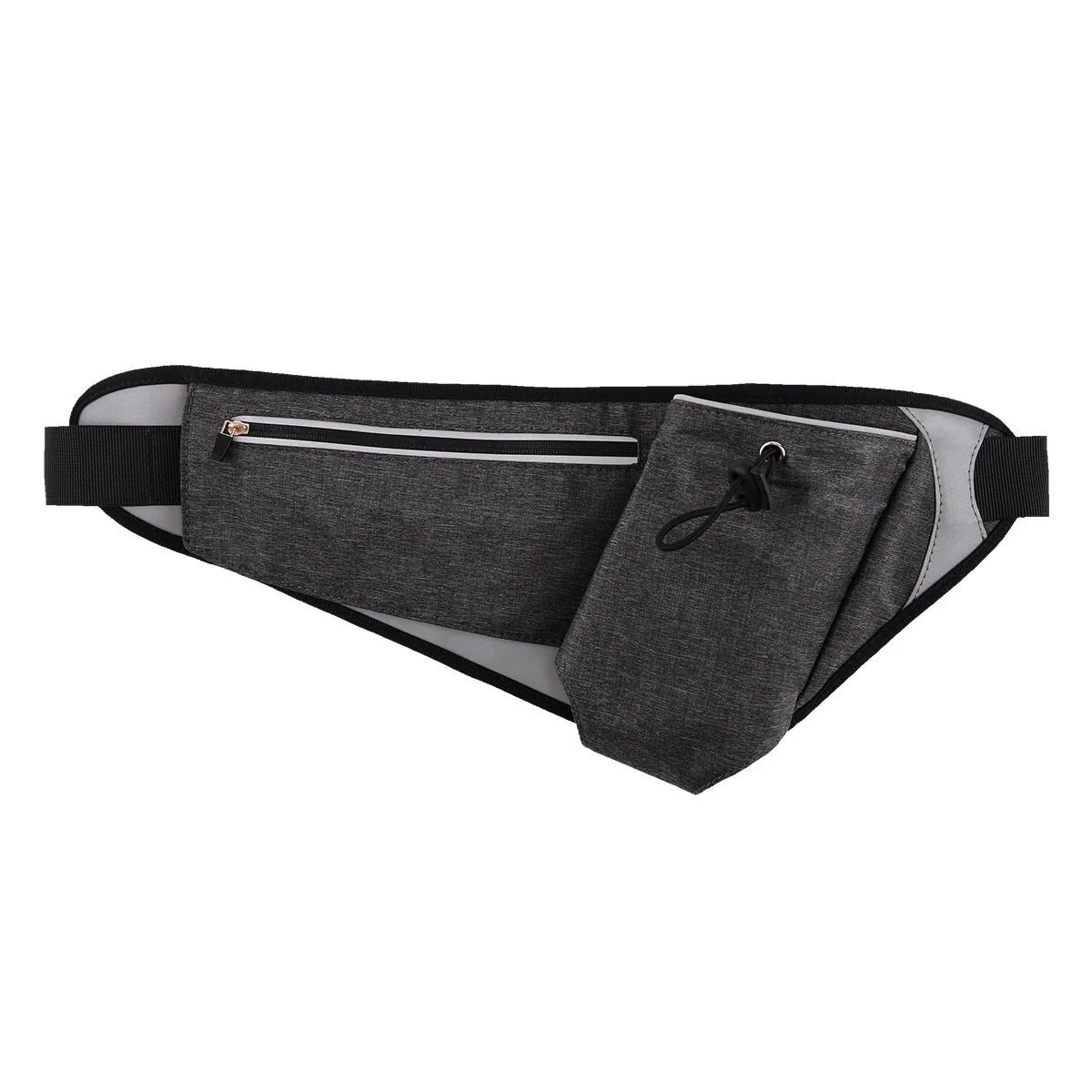 Running Waist Bag Adjustable Bottle Holder Waterproof & Reflective