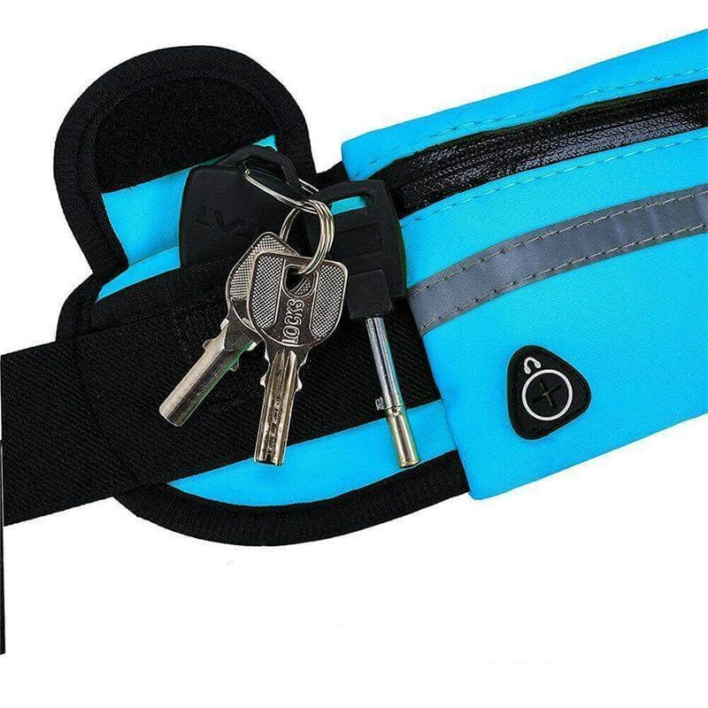Running Waist Bag Water-Repellent Headphone Jack Adjustable Strap