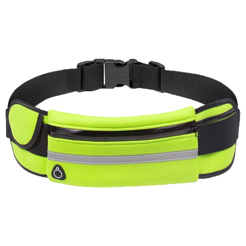 Running Waist Bag Water-Repellent Headphone Jack Adjustable Strap