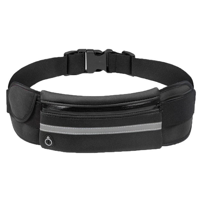 Running Waist Bag Water-Repellent Headphone Jack Adjustable Strap