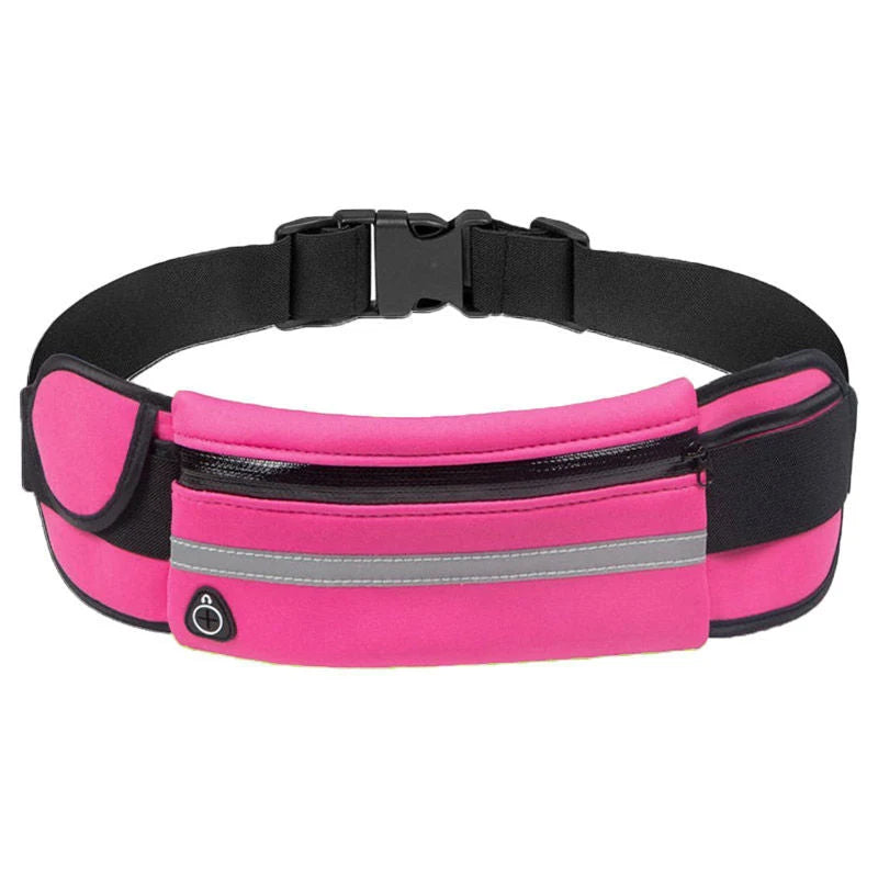 Running Waist Bag Water-Repellent Headphone Jack Adjustable Strap