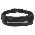 Running Waist Belt Water-Resistant Adjustable Strap & Zip Pocket