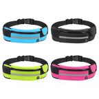 Running Waist Belt Water-Resistant Adjustable Strap & Zip Pocket