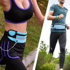 Running Waist Belt Water-Resistant Adjustable Strap & Zip Pocket