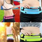 Running Waist Belt Water-Resistant Adjustable Strap & Zip Pocket