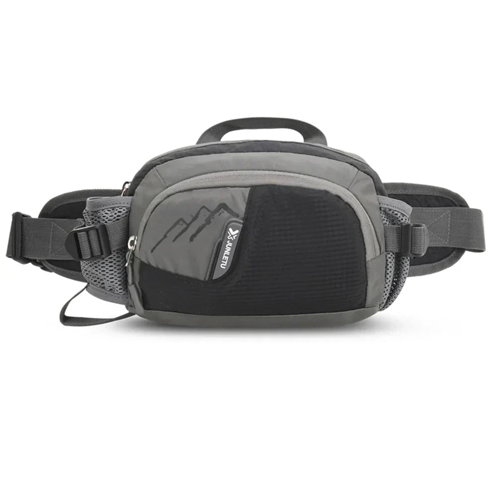 Running Waist Pack Adjustable Bottle Holder & Waterproof Pockets