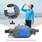 Running Waist Pack Adjustable Bottle Holder & Waterproof Pockets