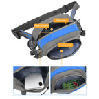 Running Waist Pack Adjustable Bottle Holder & Waterproof Pockets