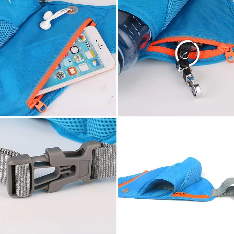 Running Waist Pack Hydration Holder Phone Pocket Adjustable Fit