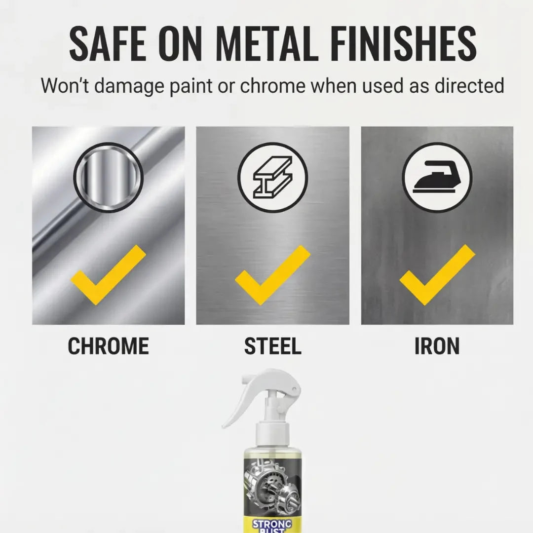 Rust Remover Spray Fast-Acting Iron Steel & Chrome 100ml