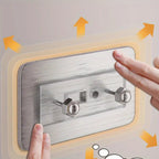 Rust-Resistant Aluminum Self-Adhesive Corner Shower Rack