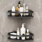 Rust-Resistant Aluminum Self-Adhesive Shower Caddy (Drill-Free)