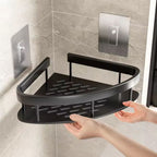 Rust-Resistant Aluminum Self-Adhesive Shower Caddy (Drill-Free)