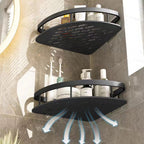 Rust-Resistant Aluminum Self-Adhesive Shower Caddy (Drill-Free)