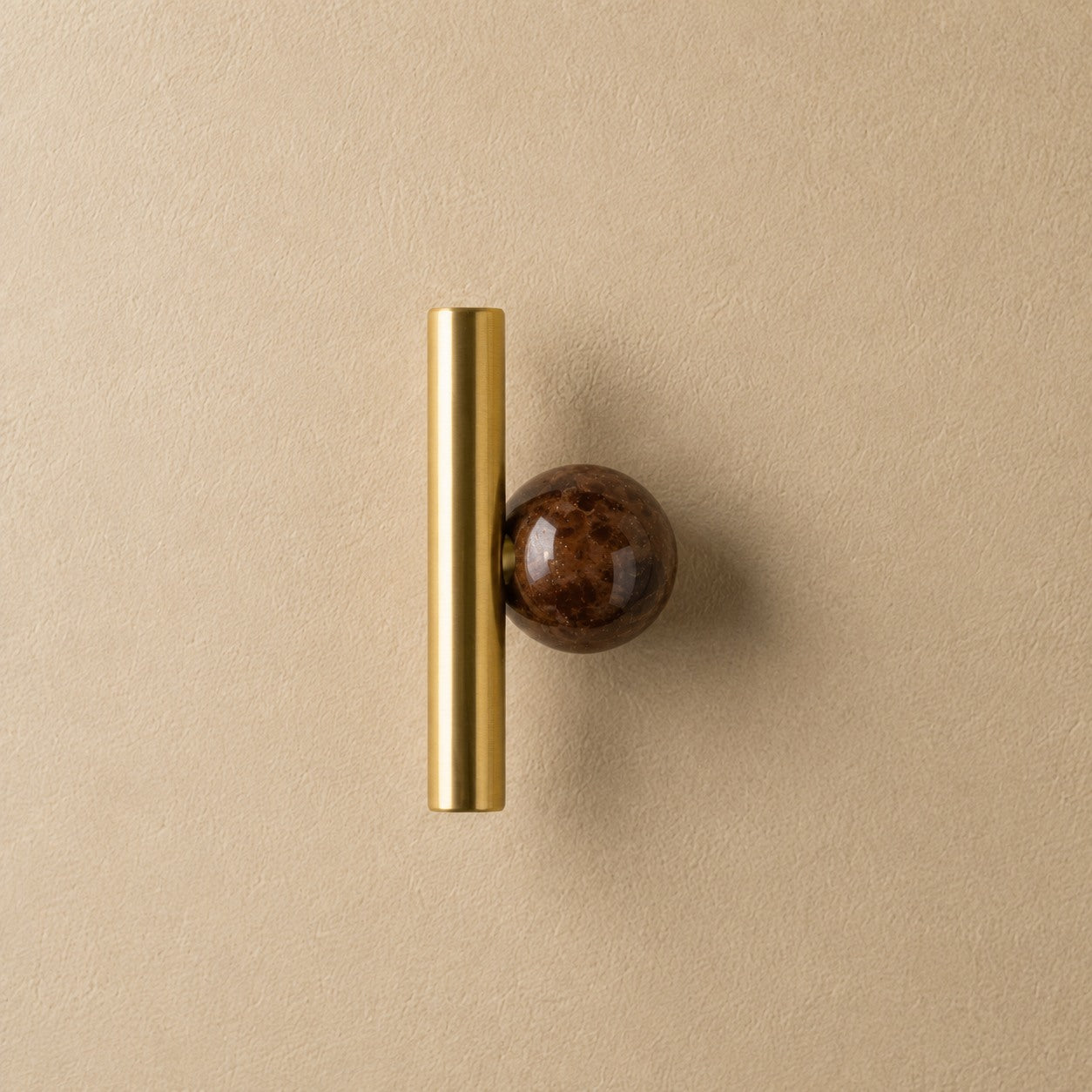 Rust-Resistant Brass Crystal Cabinet Knob & Pull Set