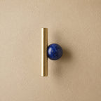 Rust-Resistant Brass Crystal Cabinet Knob & Pull Set