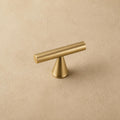 Rust-Resistant Brass Crystal Cabinet Knob & Pull Set