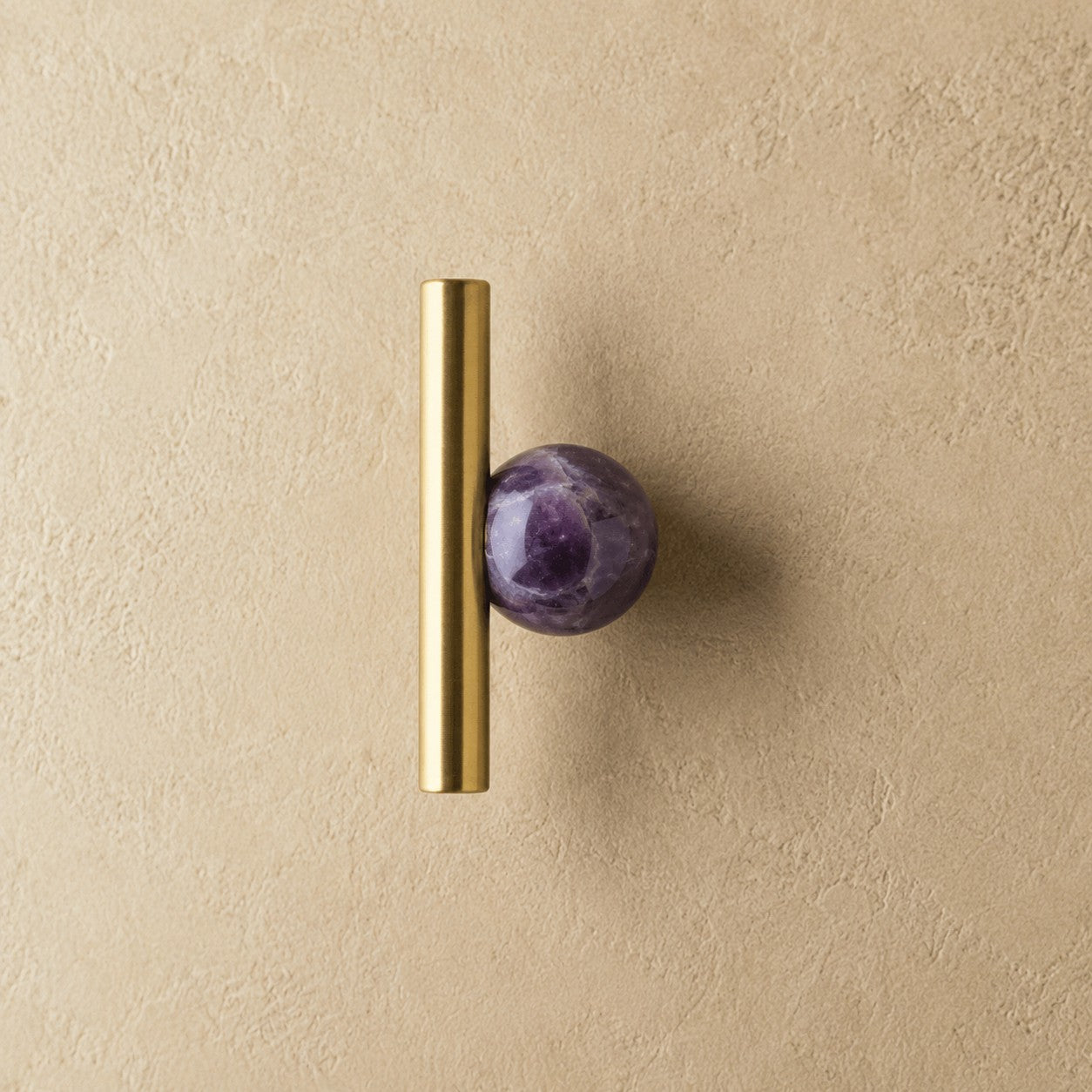 Rust-Resistant Brass Crystal Cabinet Knob & Pull Set