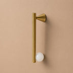 Rust-Resistant Brass Crystal Cabinet Knob & Pull Set