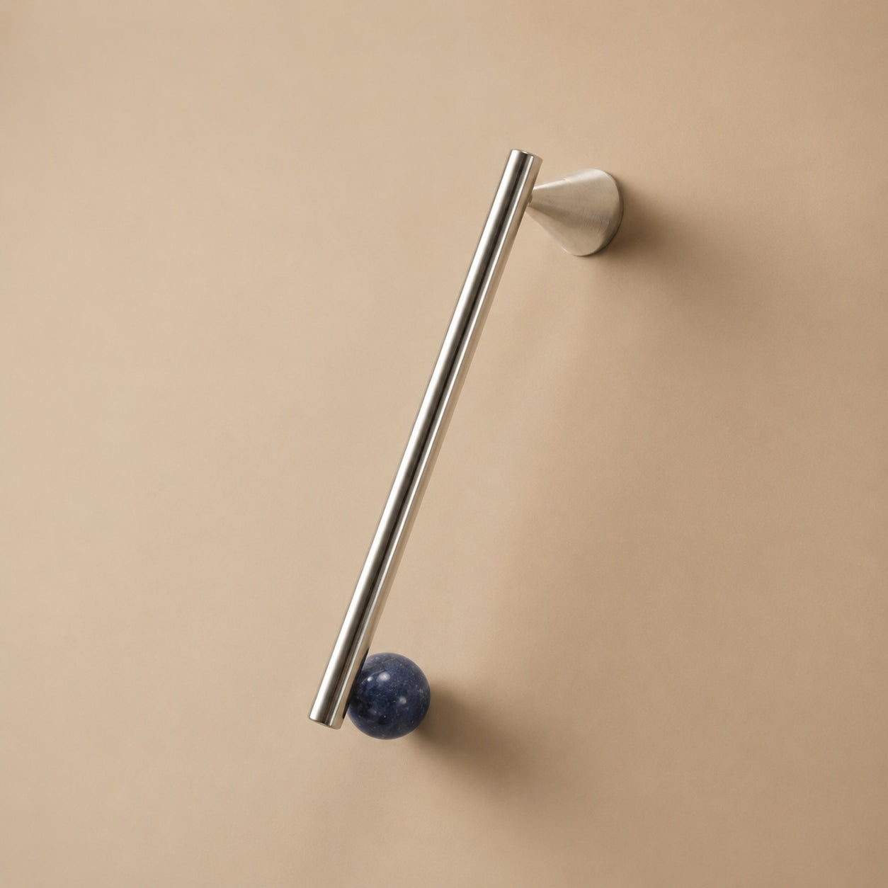 Rust-Resistant Brass Crystal Cabinet Knob & Pull Set
