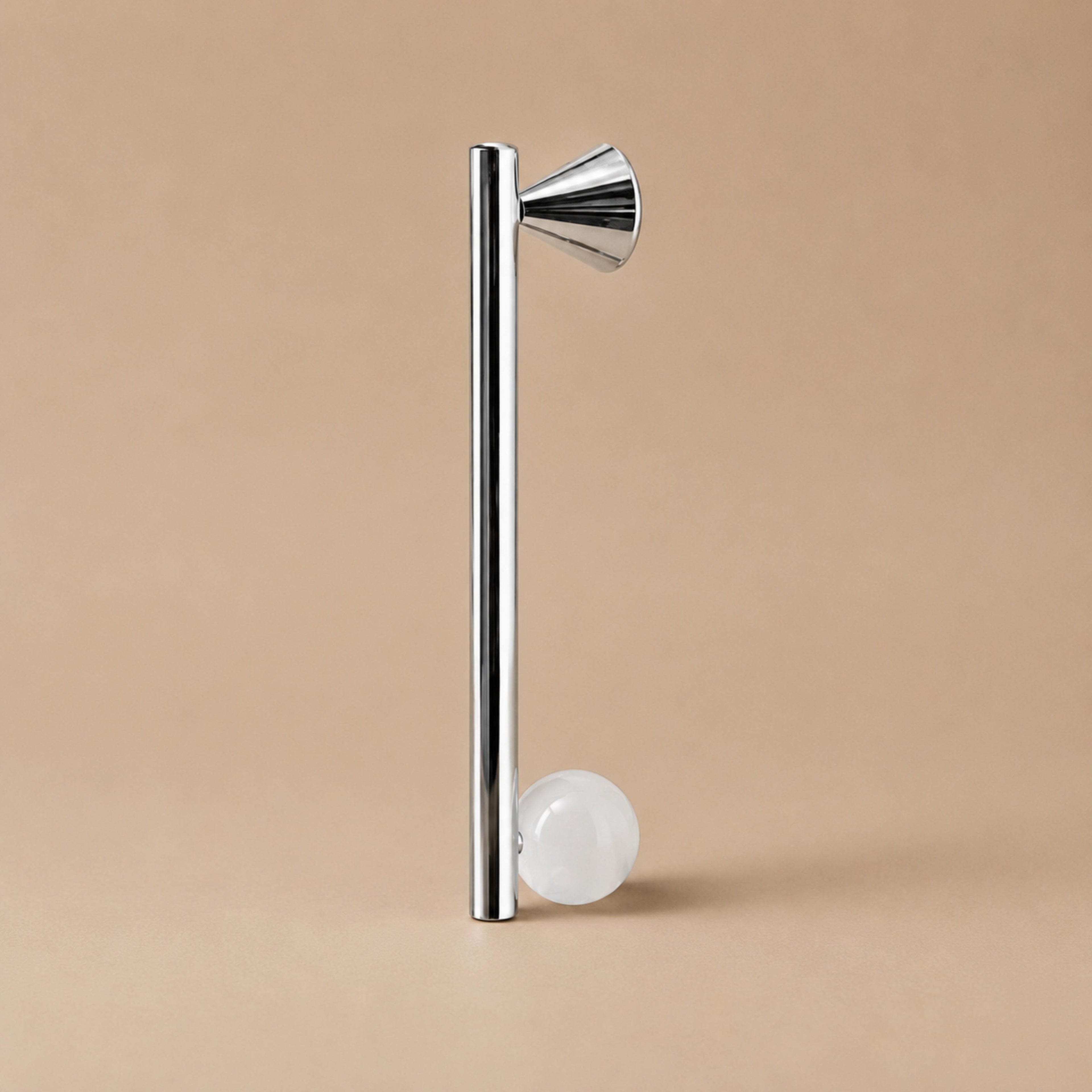 Rust-Resistant Brass Crystal Cabinet Knob & Pull Set