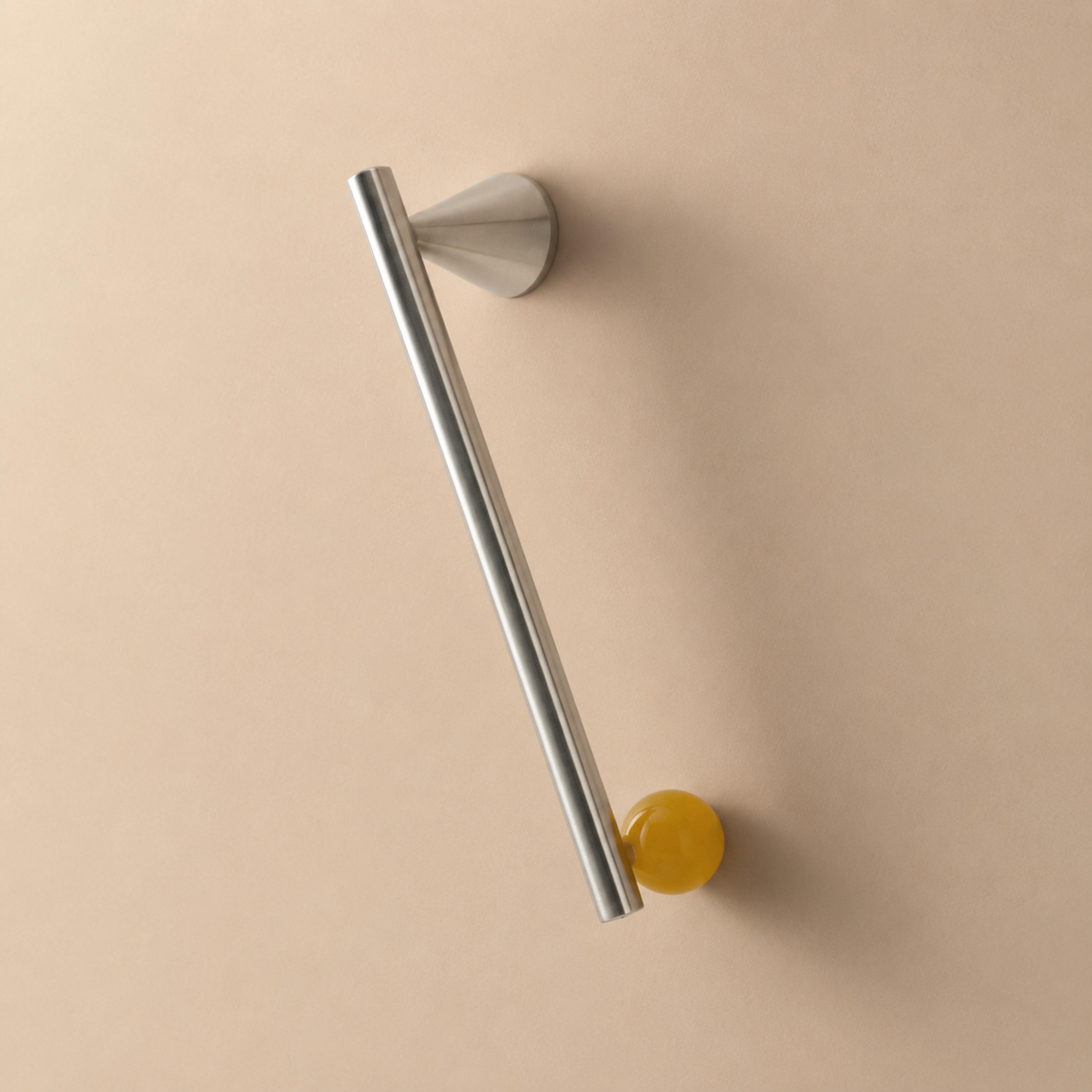 Rust-Resistant Brass Crystal Cabinet Knob & Pull Set