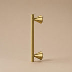 Rust-Resistant Brass Crystal Cabinet Knob & Pull Set